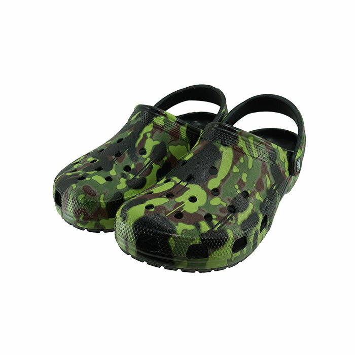 【送料込み】 クロックス crocs Classic Spray Camo Clog クラシック スプレー カモ クロッグ (Black(～24.5cm)) 208261 サンダル レディース ユニセックス ブラック 黒 クロ 15 シューズ 靴