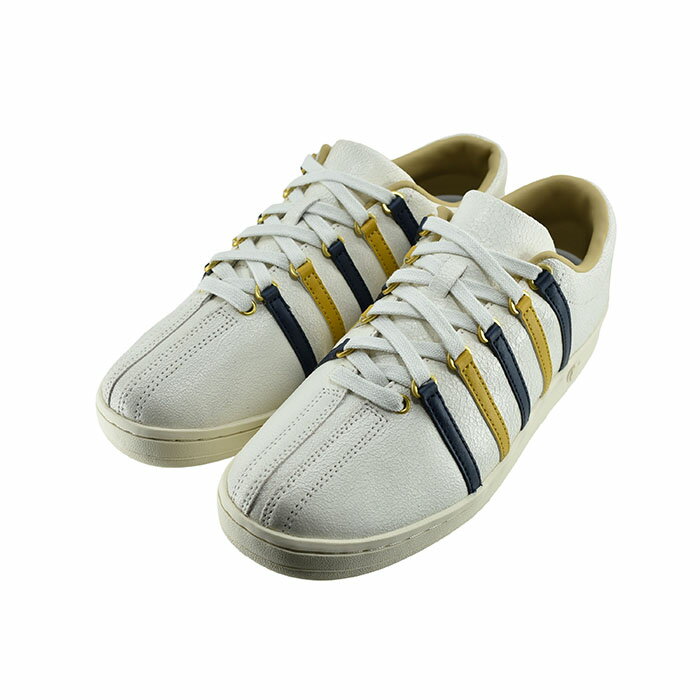 ケースイス K-SWISS CLASSIC 88 VTG CRK クラシック 88 VTG CRK (OFFWHITE/NAVY/YELLOW) 02248 スニーカー メンズ オフホワイト/ネイビー/イエロー 36102340 15 シューズ 靴