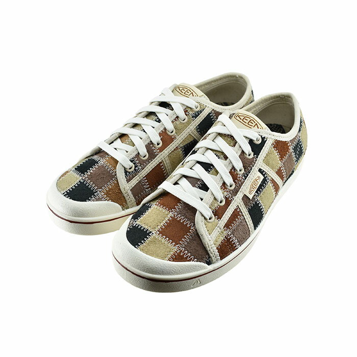 キーン KEEN ELDON HARVEST SUNEAKER LEA エルドン ハーベスト スニーカー レザー (PATCHWORK) 1027315 スニーカー メンズ パッチワーク ブラウン 15 シューズ 靴