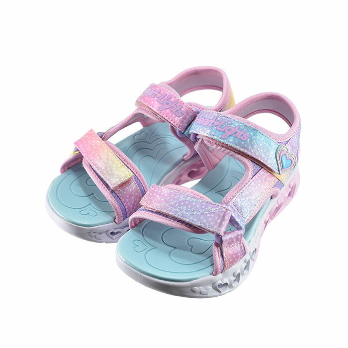 【送料込み】 スケッチャーズ SKECHERS S-LIGHTS FLUTTER HEARTS SANDAL TWILIGHT DASH Sライツ フラッ..