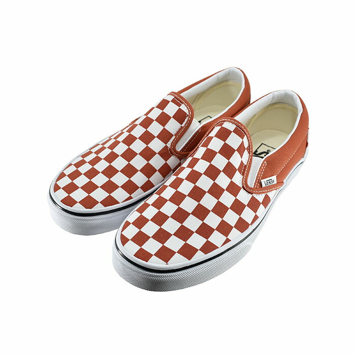 【送料込み】 ヴァンズ VANS CLASSIC SLIP-ON クラシック スリッポン (CHK BURNT OCHRE(～24.5cm)) VN0A7Q5D スリッポン レディース ユニセックス カラーヒストリー チェッカーボード バーント オーカー ブラウン 35 シューズ 靴