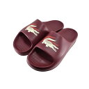 【送料込み】 ラコステ LACOSTE CROCO 2.0 EVO 123 1 CMA クロコ 2.0 EVO 123 1 CMA (BURG/OFF WHT) 45CMA0005 サンダル メンズ バーガンディ/オフホワイト エンジ ワインレッド 45 シューズ 靴
