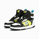 プーマ PUMA RBD Game Spongebob Jr RBD ゲーム スポンジ・ボブ Jr (PUMA White/PUMA Black) 390864 スニーカー キッズ ジュニア 子供 男の子 女の子 プーマホワイト/プーマブラック 35 シューズ 靴