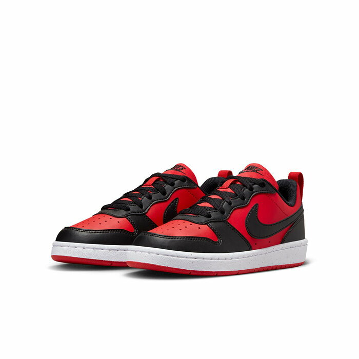 ナイキ Nike COURT BOROUGH LOW RECRAFT (GS) コート ボロー LOW リクラフト (GS) (UNIVERSITY RED/B...