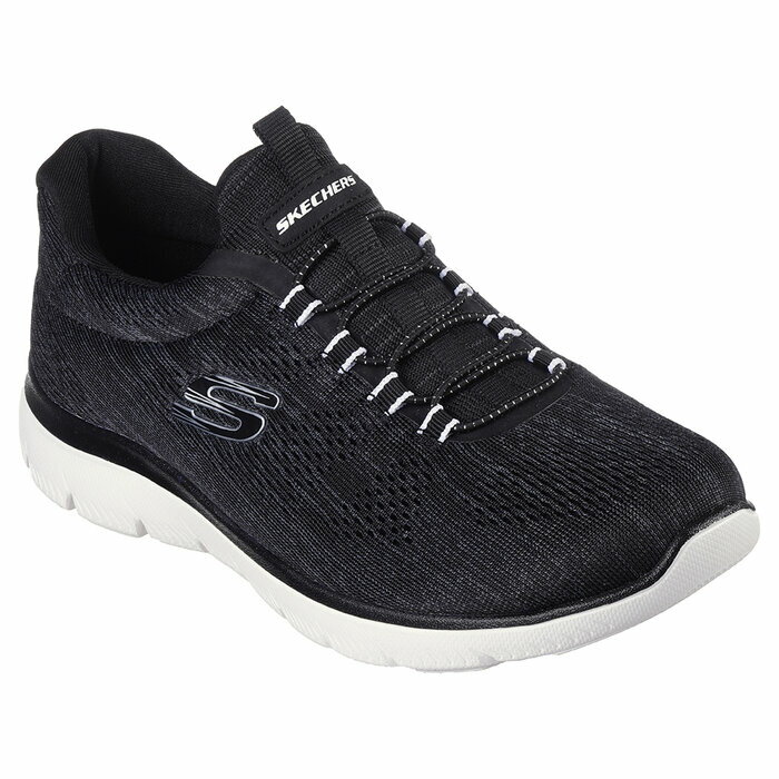 スケッチャーズ SKECHERS SUMMITS SUN FLARE サミッツ サン フレア (BLACK/WHITE) 150113W スニーカー ブラック/ホワイト レディース シューズ 靴 85