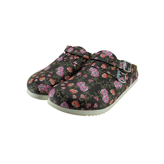 ビルケンシュトック BIRKENSTOCK Kay PROF ケイ PROF (Blooming Roses Black) 1016662 コンフォートサンダル ブルーミング ローズ ブラック レディース シューズ 靴 85