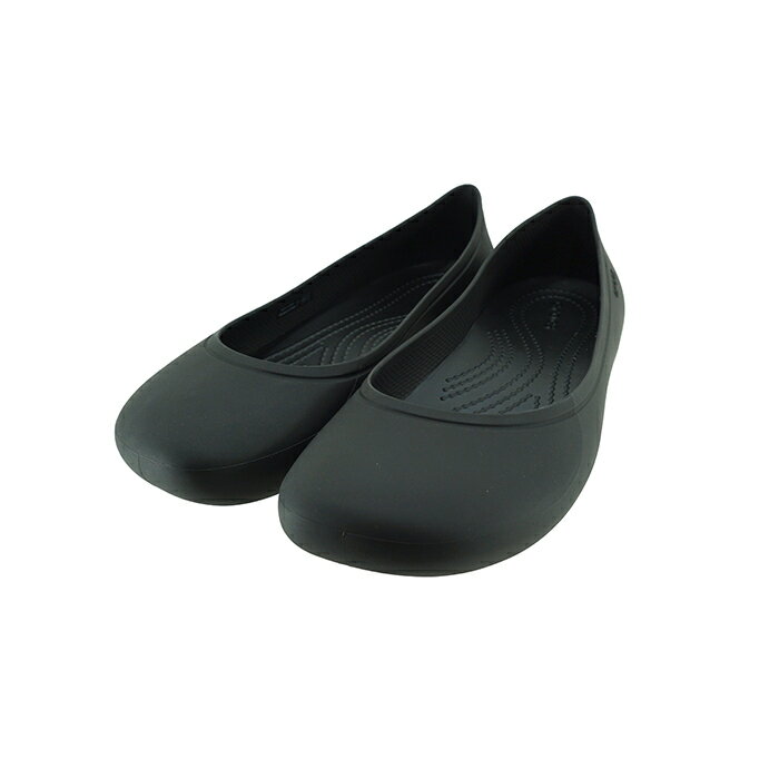 「送料込み」 クロックス crocs Brooklyn Flat ブルックリン フラット (black) 209384 スリッポン ブラック 黒 クロ レディース シューズ 靴 36