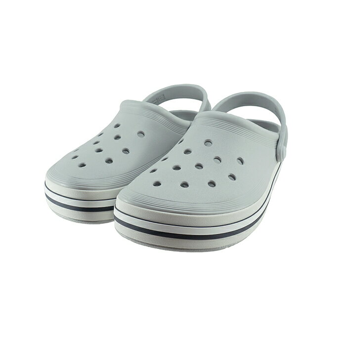 クロックス crocs Off Court Logo Clog オフ コート ロゴ クロッグ (Atmosphere) 209651 サンダル ユニセックス アトモスフィア ライトグレー メンズ シューズ 靴 36