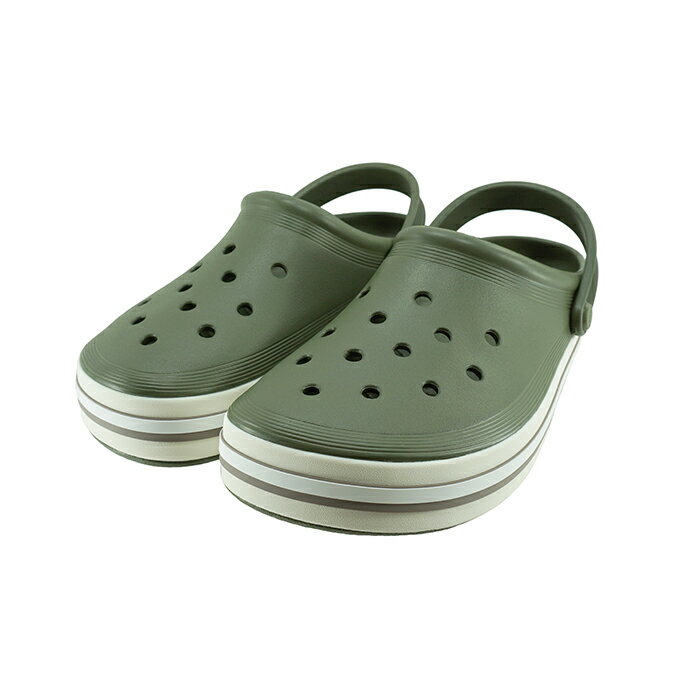 クロックス crocs Off Court Logo Clog オフ コート ロゴ クロッグ (Army Green) 209651 サンダル ユニセックス アーミーグリーン カーキ メンズ シューズ 靴 36