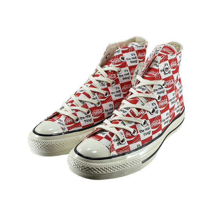 コンバース CONVERSE ALL STAR US Coca-Cola CK HI オールスター US コカ・コーラ CK HI (RED/WHT(24.5cm～)) 1SE026 スニーカー ユニセックス レッド/ホワイト 31312060 メンズ シューズ 靴 56