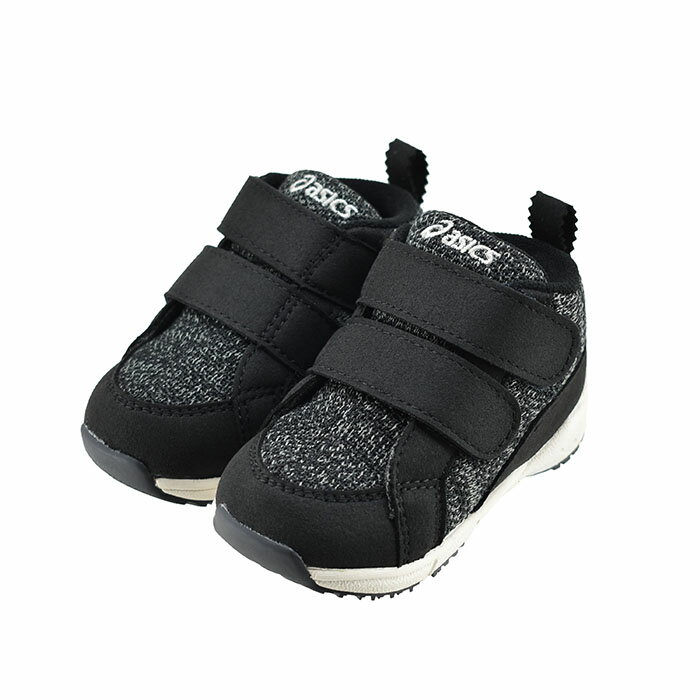 楽天sasaya楽天市場店【送料込み】 アシックス asics CONFI BABY MC コンフィ ベビー MC （BLACK） 1144A190 スニーカー男の子 女の子 キッズ ブラック ベビー 赤ちゃん 子供 シューズ 靴 86