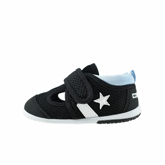 【送料込み】 コンバース CONVERSE LITTLE SUMMER 9 リトルサマー 9 (BLK/LBL) 7SE504 スニーカー男の子 キッズ ブラック/ライトブルー 37303550 ベビー 赤ちゃん 子供 シューズ 靴 37