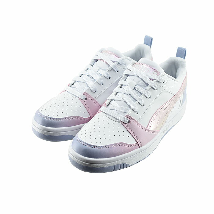 【送料込み】 プーマ PUMA REBOUND V6 LO BLURRY DREAM JR リバウンド V6 ロウ ブラリー ドリームス JR (puma wh...