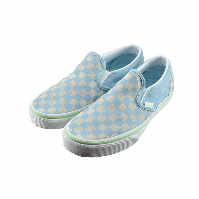 ߡ  VANS CLASSIC SLIP-ON 饷å åݥ (CHECKERBOARD CRYSTAL BLU...