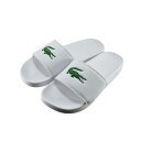 【送料込み】 ラコステ LACOSTE SERVE SLIDE 0.0 1251 CFA サーブ スライド 0.0 1251 CFA (WHT/GRN) 49CFA0042 サンダル ホワイト/グリーン レディース シューズ 靴 37