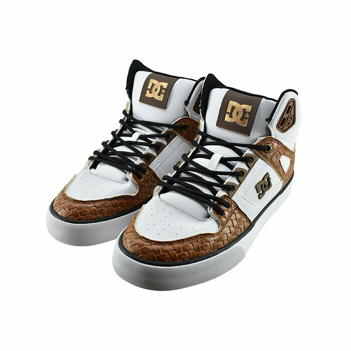 ディーシー DC PURE HIGH-TOP SE SN ピュア ハイトップ SE SN (BROWN/IVORY) DM254301 スニーカー ユニセックス ブラウン/アイボリー メンズ シューズ 靴 87