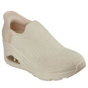 スケッチャーズ SKECHERS UNO WEDGE-KICKIN' KNIT ウノ ウェッジ キッキング ニット (OFF WHITE) 177523 スニーカー オフホワイト レディース シューズ 靴 77