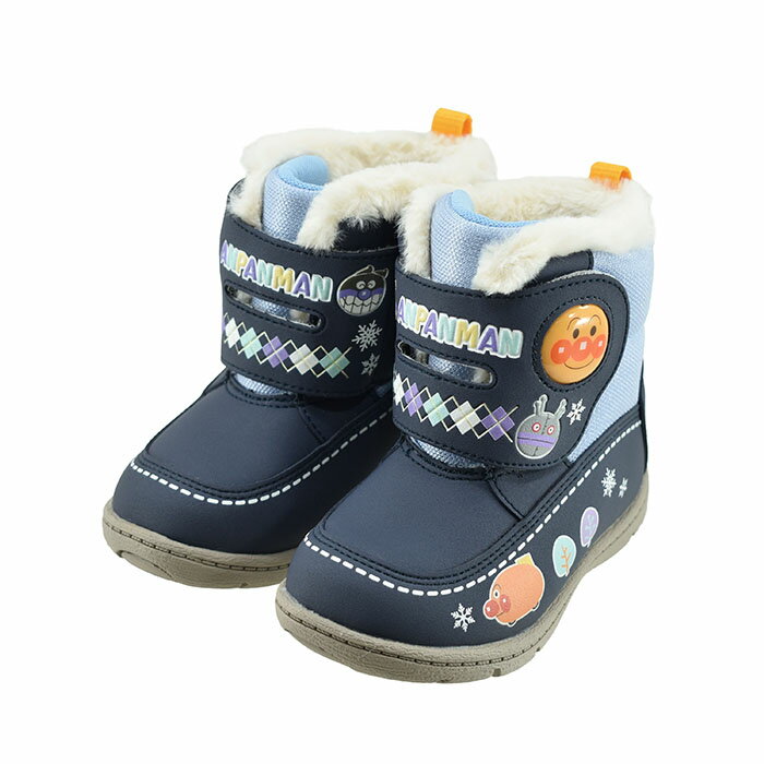 【送料込み】 ムーンスター MOONSTARそれいけ!アンパンマン スノーブーツ (ネイビー) WB036 ブーツ男の子 女の子 キッズ APWB036 ベビー...