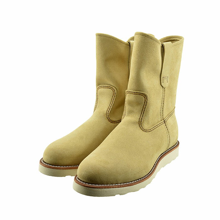 レッドウィング RED WING 9-INCH PECOS 9インチ ペコス (HAWTHORNE) 8168 ワークブーツ ホーソーン ベージュ ナチュラル メンズ シューズ 靴 07
