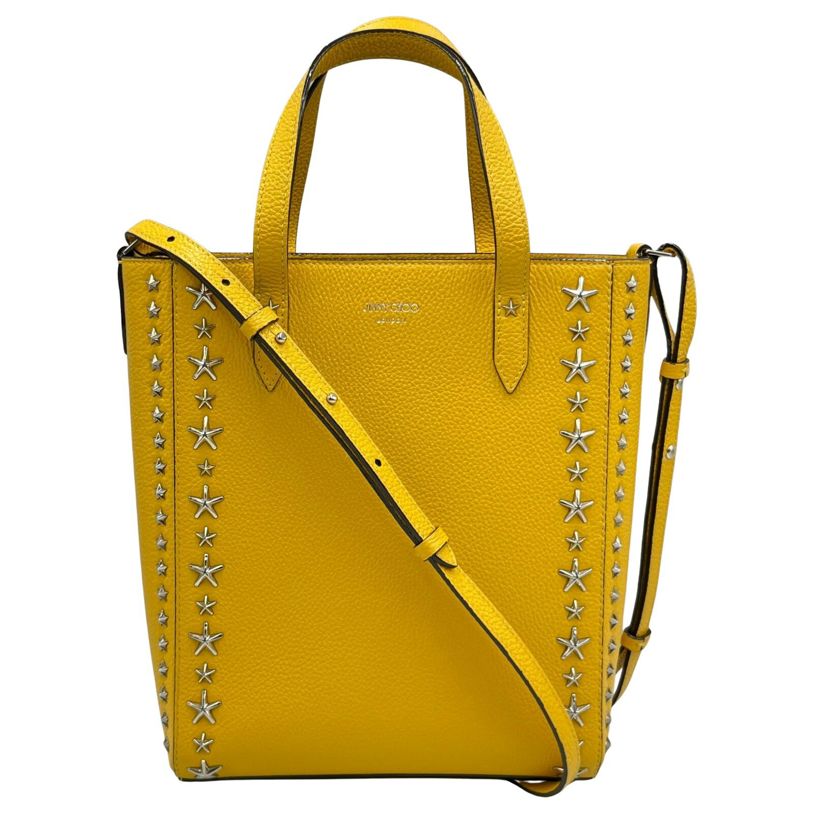 JIMMY CHOO ジミーチュウ トートバッグ スタッズ レザー イエロー 楽天市場】ジミーチュウ(カラーイエロー)(トートバッグ