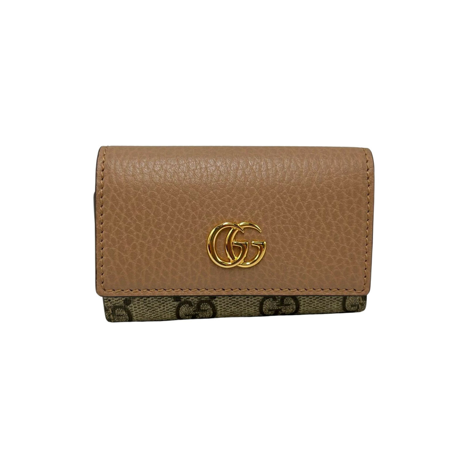 新品訳あり　GUCCI キーケース　キーホルダー　GG　6連　ブラウン 本革 新品訳あり GUCCI キーケース キーホルダー GG 6連 ブラウン 本革
