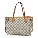 ルイヴィトン LOUIS VUITTON トートバッグ ネヴァーフルPM ダミエアズールキャンバス レディース