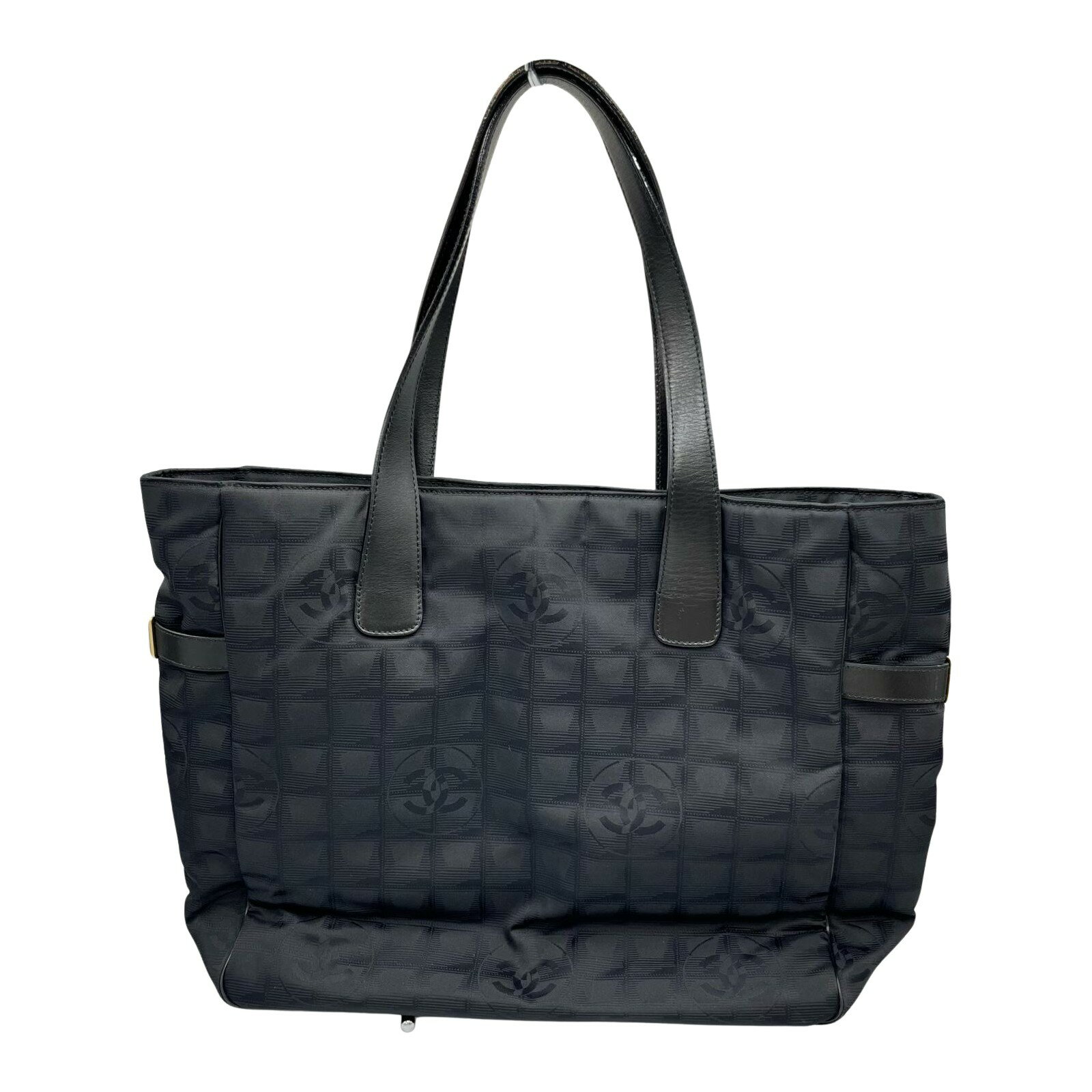 シャネル CHANEL トートバッグ ニュートラベルライン ナイロン ブラック レディース