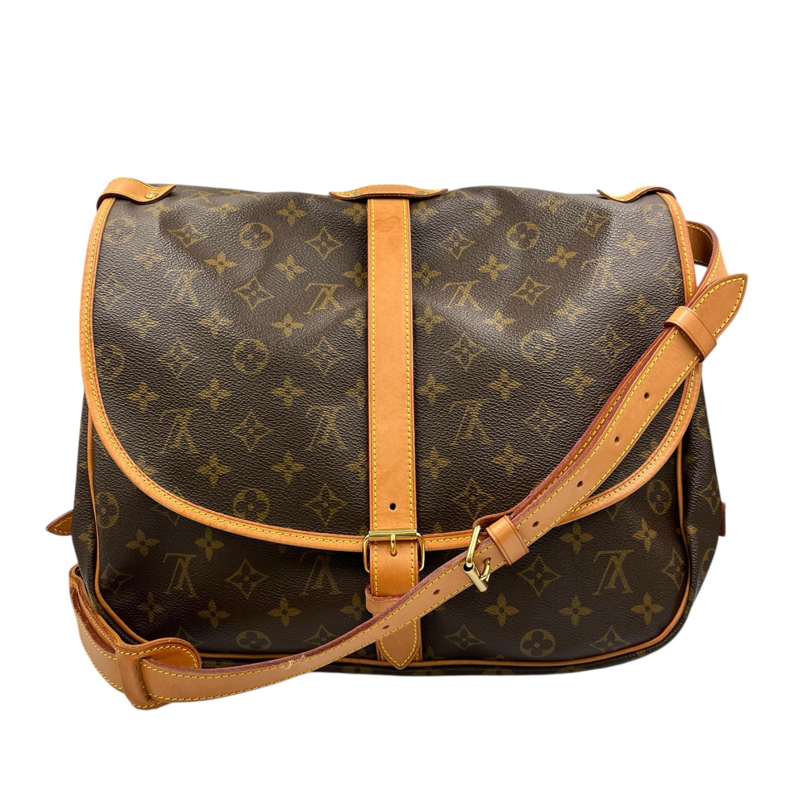 Rakuten - ルイヴィトン LOUIS VUITTON ショルダーバッグ ソミュールGM M42254 モノグラムキャンバス レディース