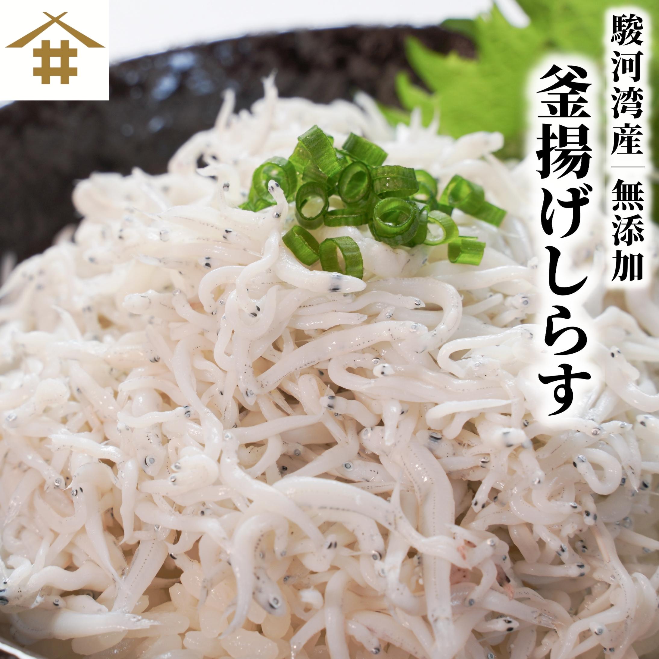 送料無料(本州のみ) 「駿河湾産 釜揚げシラス 100g~1kg」 用宗 静岡県 駿河湾 冷凍 産地直送 獲れたて 小分け 焼津 御中元 お歳暮 母の日 父の日 敬老の日 お取り寄せ ギフト 贈答