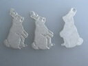 M627SR 6個入り ブラスチャーム うさぎ ウサギ