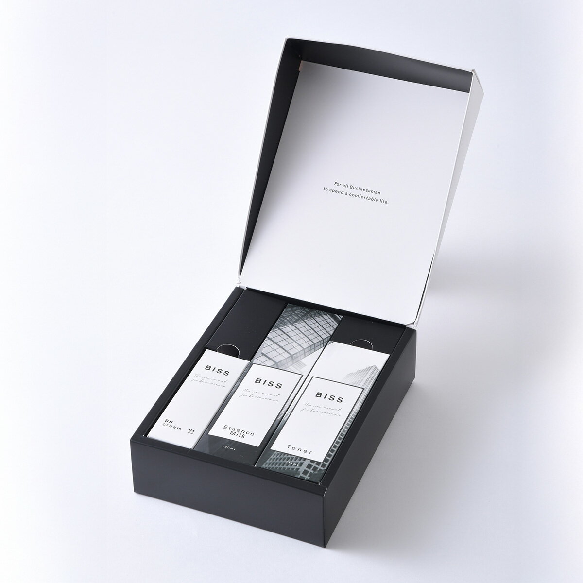 【BISS ギフトセット(化粧水・乳液・BBクリーム)】メンズスキンケア 初心者 保湿 プレゼント 送料無料