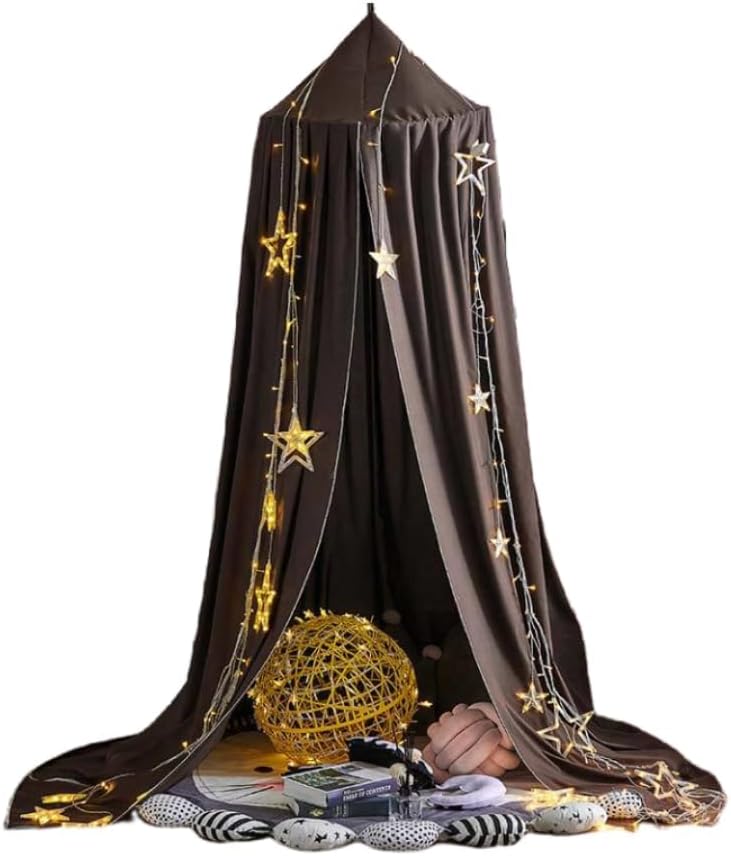 蚊帳 モスキートネット天蓋カーテン 円形 ベッド キャノピー天蓋 スリーピングカーテン 吊り下げタイプ..