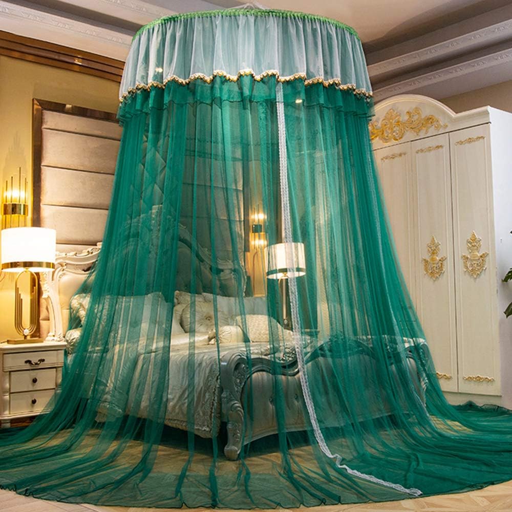 蚊帳 かや 天蓋カーテン 着地式 吊り下げ カーテン 防虫防蚊 快適な安眠へ 取り付け簡単