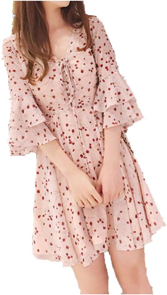 ワンピース レディース 春 夏 秋 スカート レディース きれいめ ロングワンピース 韓国 ロング レディースワンピース 花柄 ゆったり 上品 長袖 ワンピドレス カジュアル ワンピース 大きいサイズ