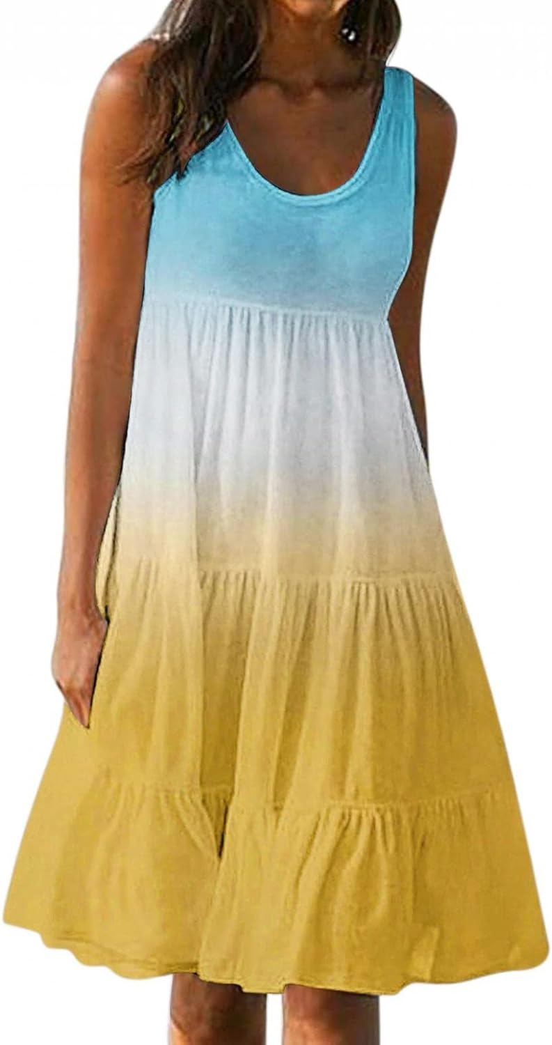 レディース ワンピース 夏 Jikial ノースリーブ 花柄ワンピース 体型カバー 夏ワンピ 薄手 レディース オープンショルダー マキシ丈 ワンピース 可愛い Aライン ふんわり ロングドレス 大き