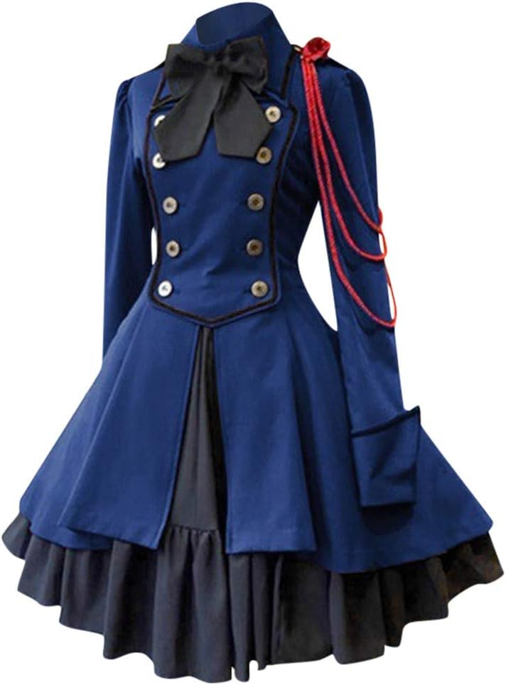 ゴスロリ ワンピース ロング コルセット ロリータ 衣装 ドレス ゴシック メイド 服 アニメ エルフ 森ガール 甘ロリ お嬢様 かわいい 中世ヨーロッパ パーティードレス 姫系 プリンセス コスチュ