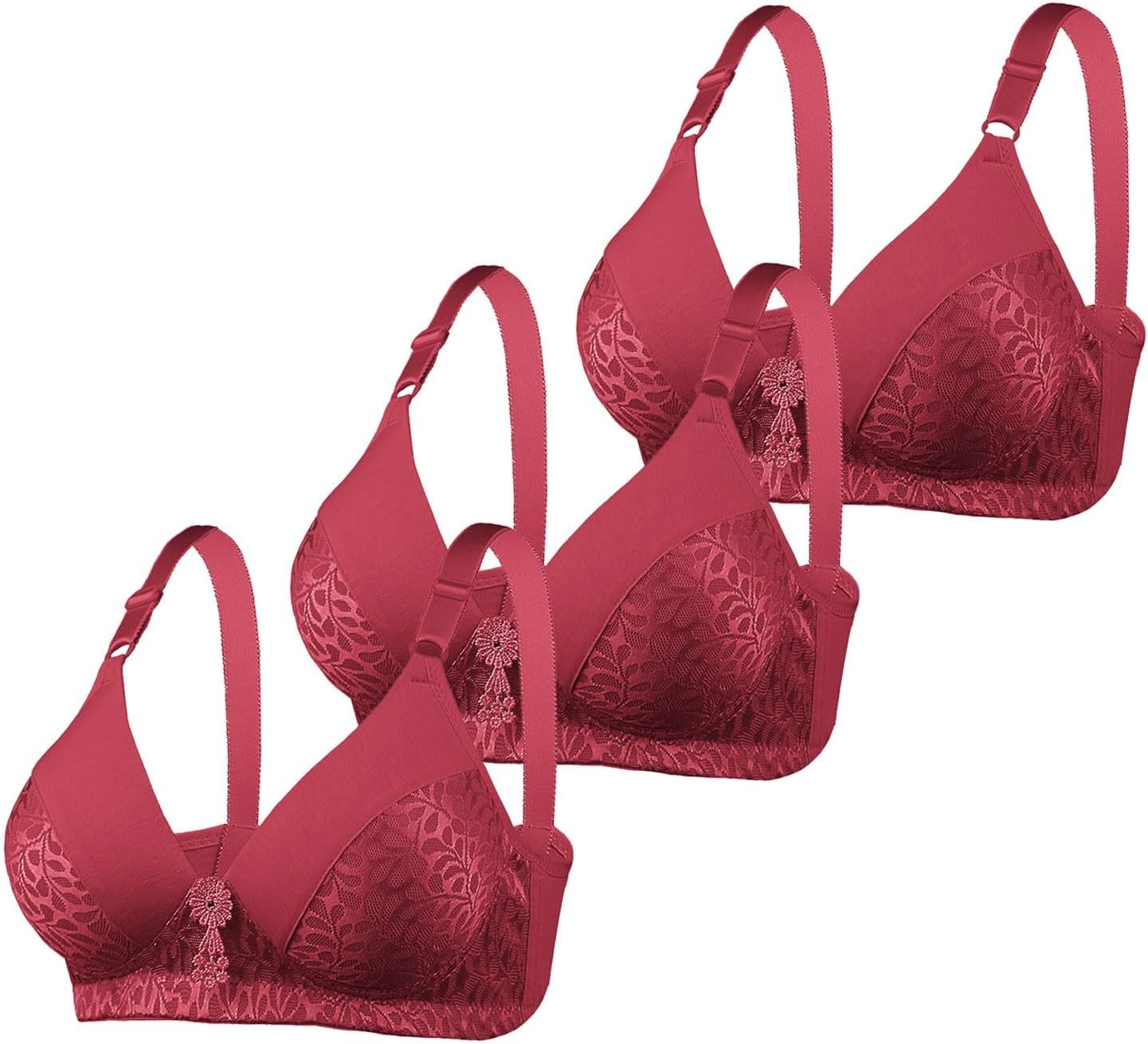 レディースブラジャー スポーツブラ ブラジャーノンワイヤーブラシームレスブラ レディースインナーウ..