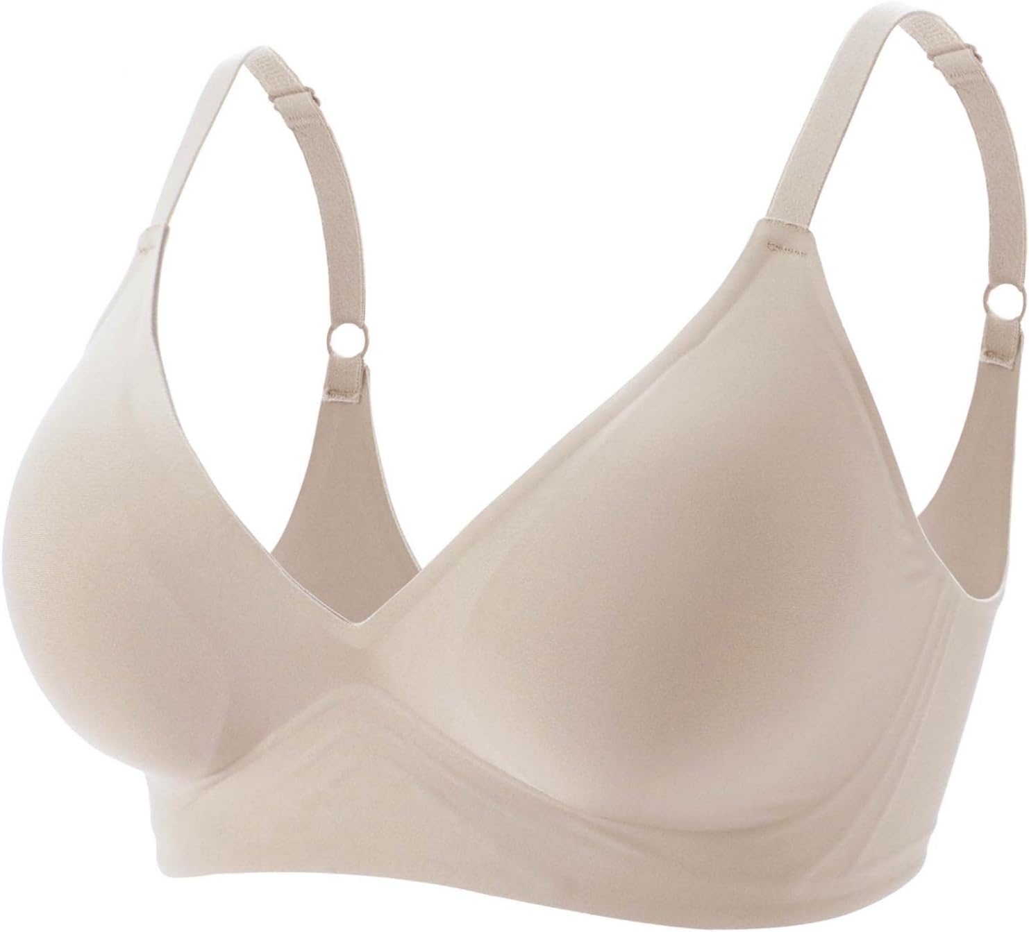 ノンワイヤーブラジャー 育乳ブラ ナイトブラ シームレス バストアップ ブラジャー レディース スポーツブラ 揺れない 育乳 バストアップ ランジェリー インナー 無地 大きいサイズ 後ろホックタイプ