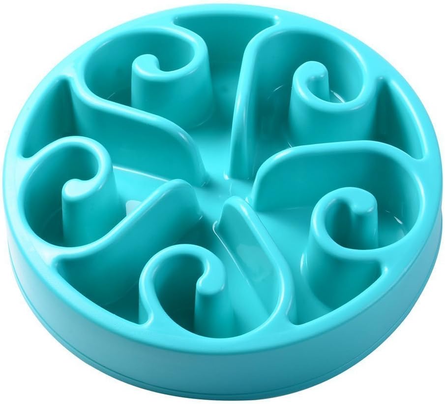 ペット食器 早食い防止食器 猫犬用 エサ入れ ボウル 給餌器 ダイエット ゆっくり食べる 肥満解消