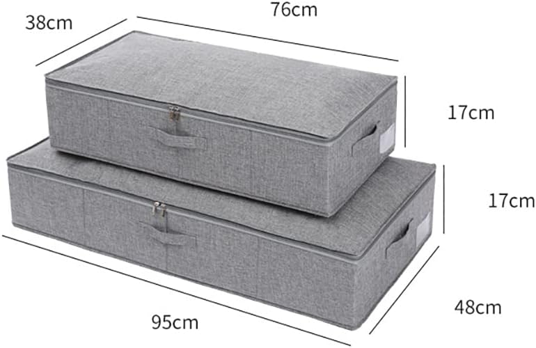 サステナライフの衣類収納 衣類収納ケース 収納 収納袋 洋服 収納 洋服収納ボックス ふた付 ベッド下収納ボックス 大容量 布団袋 スペース活用 折り畳み 湿気防止 薄型 折りたたみ 取っ手付き 衣装ケース 収納ケー｜アングル2