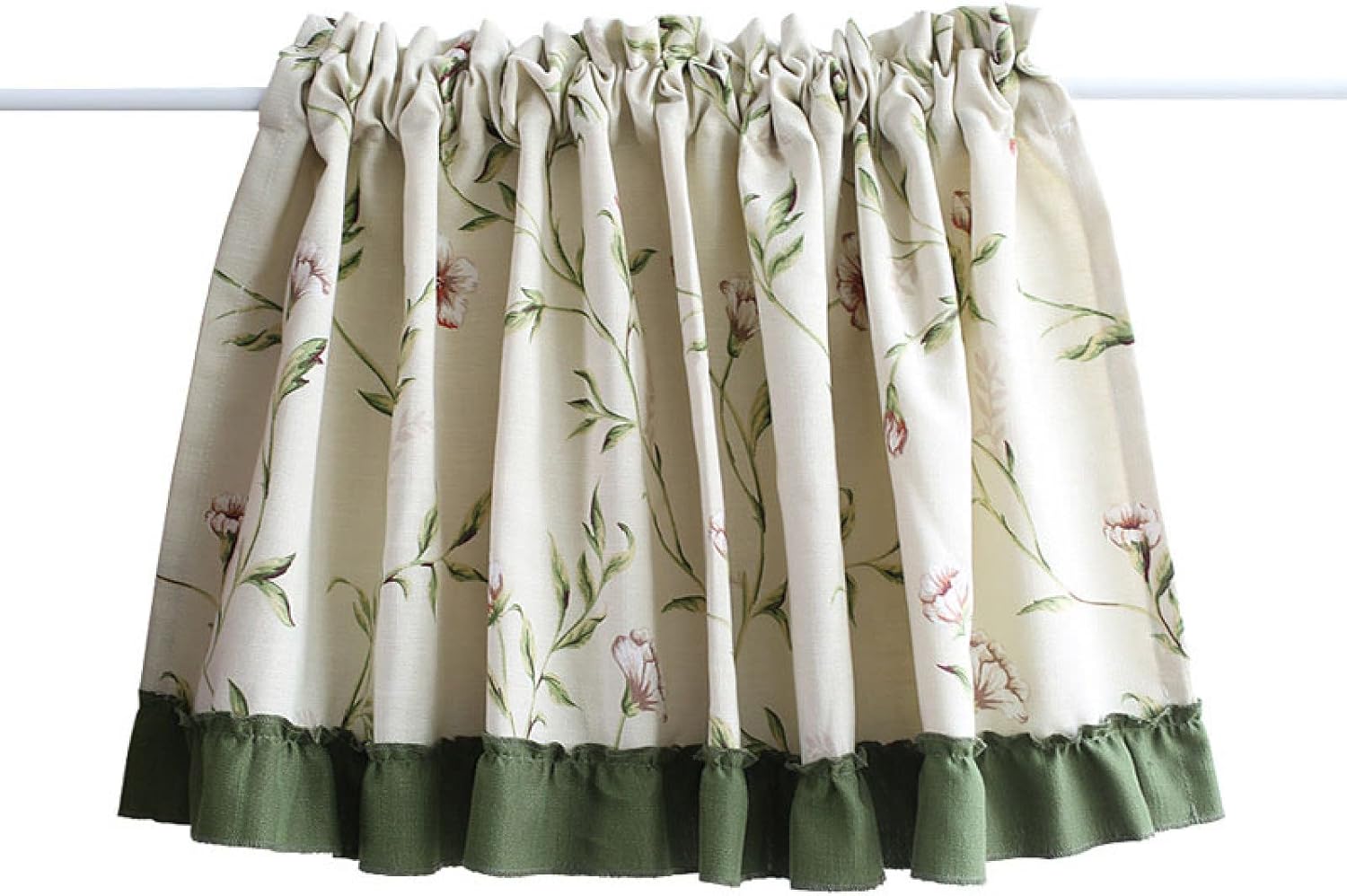 カフェカーテン 小窓用 遮光 断熱カーテン 綿麻 遮光 カーテン ベージュ UVカット おしゃれ 飾り 130*5..