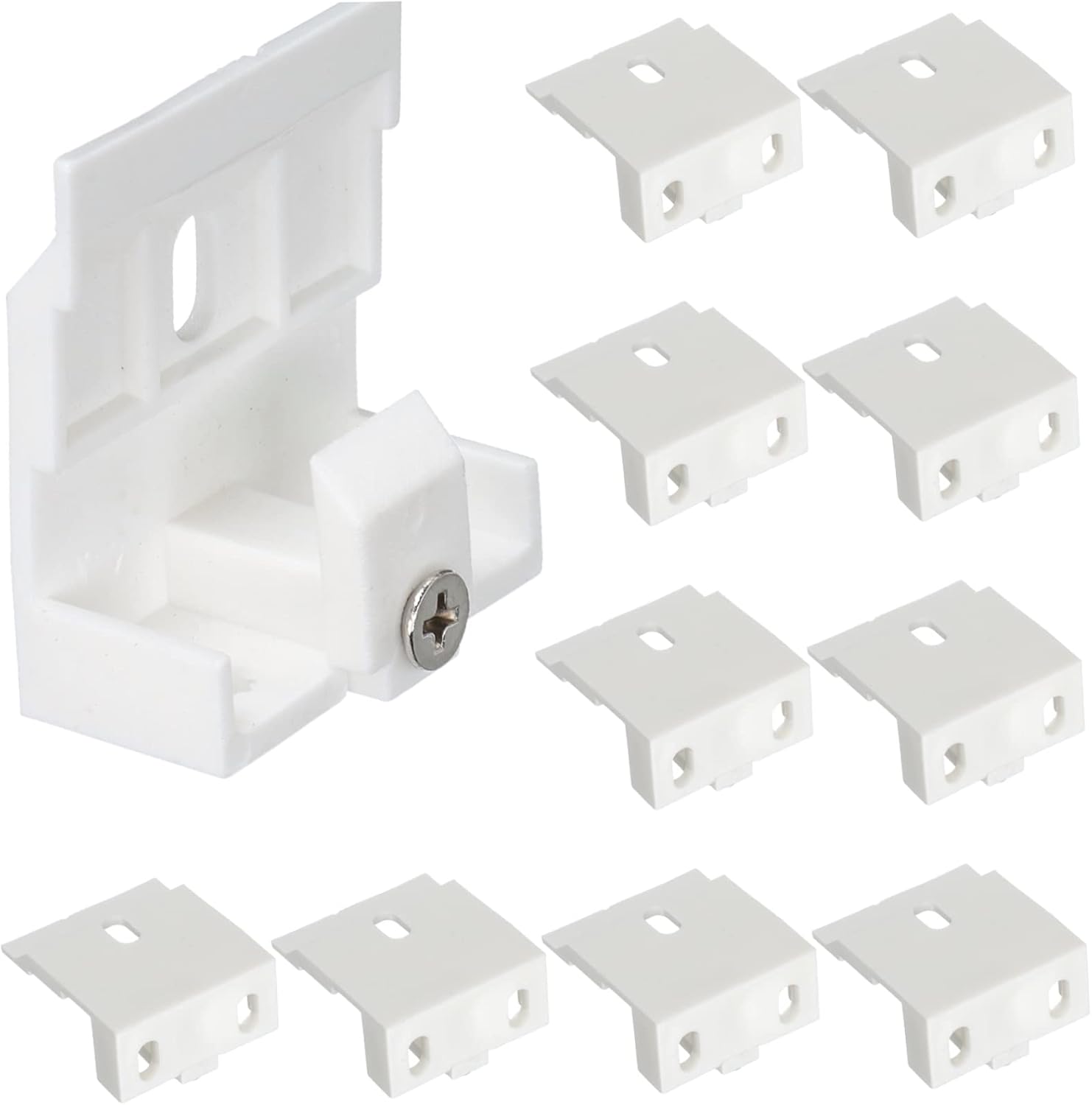 10個 ブラインドカーテンロッドブラケット マットレスホルダー ベビーベッドアクセサリー ブラインド取..