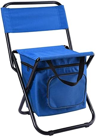 アウトドアチェア 折りたたみ椅子 背もたれ イス 収納 保冷ボックス付 野球 スポーツ 観戦 釣り キャンプ 登山 収納袋付き 組み立て簡単 屋外の折る携帯用氷のパックの椅子