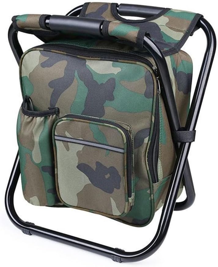 バックパックチェア 椅子付きリュック折りたたみチェア付 座れるリュック 防水保温保冷パック 耐荷重15..