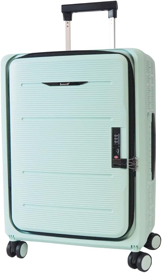 折りたたみスーツケース Sサイズ 【機内持ち込み可能】キャリーケース スーツケース (S ライトグリーン)