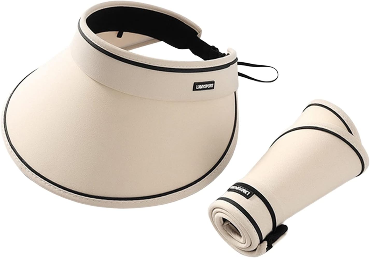 サンバイザー レディース つば広 サイズ調整可能 折りたたみ 軽量 携帯便利 日除け帽子 小顔効果 遮光 ..