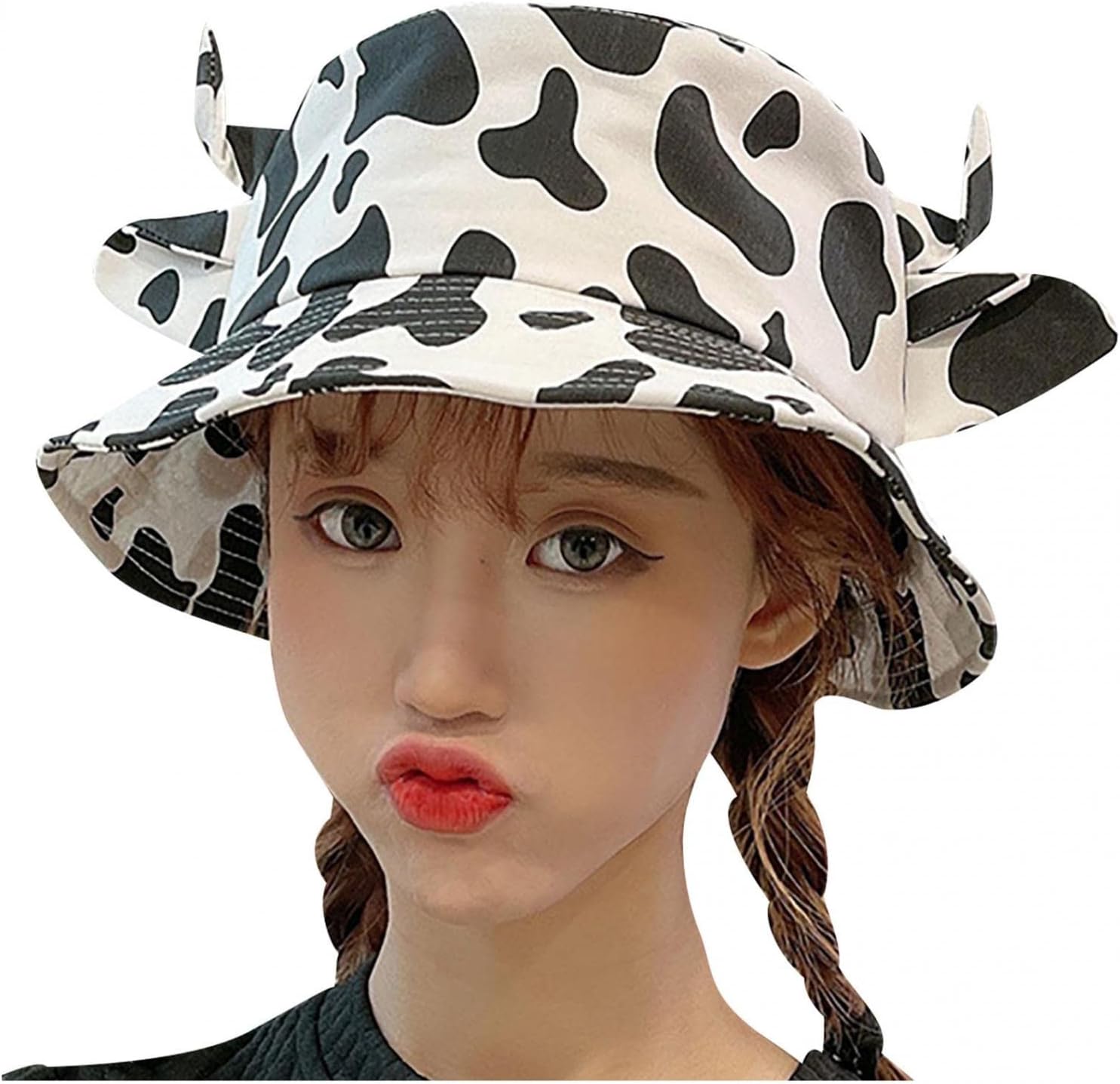 キャップ レディース uvカット バケットハット つば広 牛帽子 ホーンハット 漁師帽 レディースハット ..