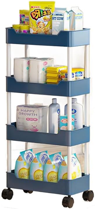 キッチン収納 ファイルワゴン キャスター付き キッチンワゴン 調味料ラック キッチン スリムワゴン 本..