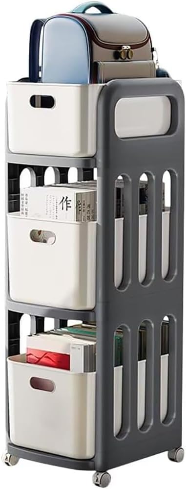 ランドセルラック 収納ワゴン キッチンワゴン ワゴン スリム おもちゃ収納 書類収納 収納ラック 本棚 ..