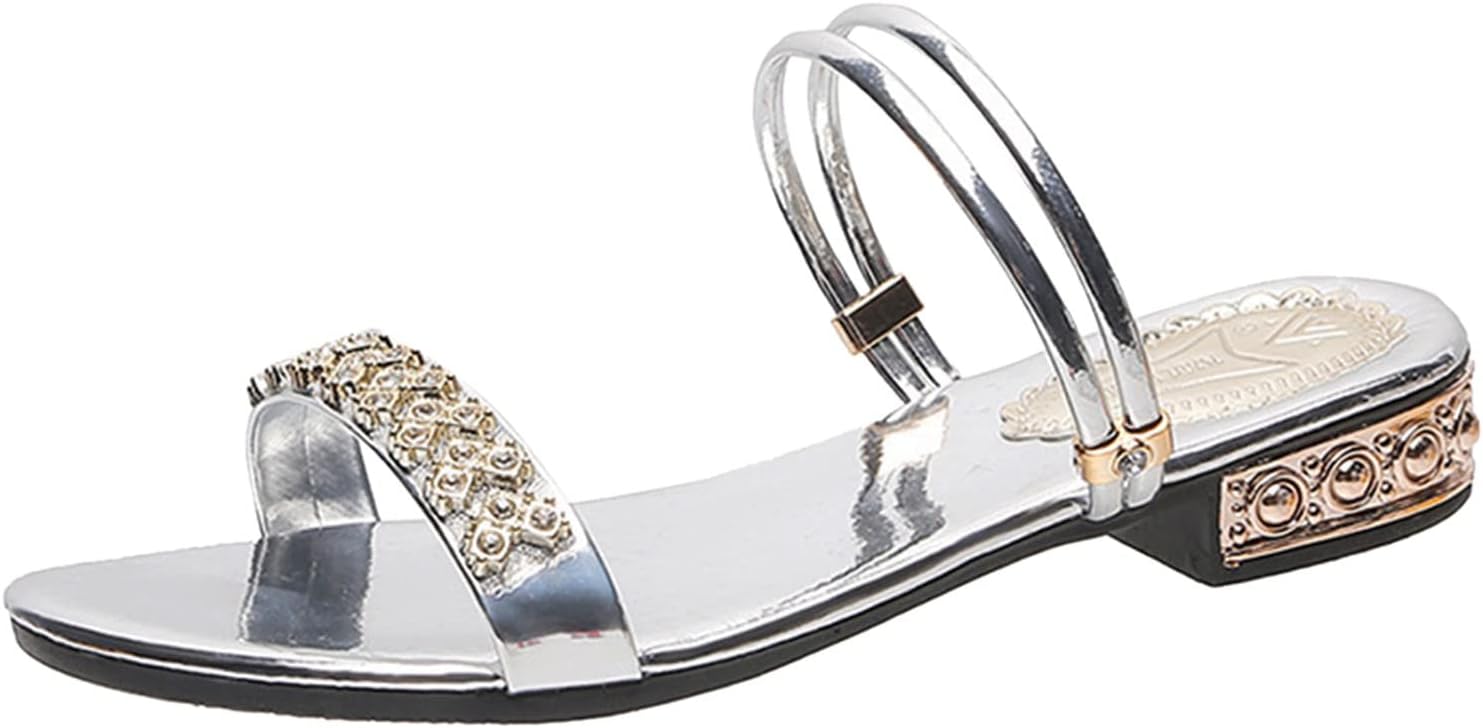 ミュールサンダル レディース ヒールサンダル 歩きやすい 厚底サンダル 美脚 ビーチサンダル オープントゥ フラット ウェッジソール スリッパ クリアサンダル 疲れにくい サンダル キラキラ スパンコ